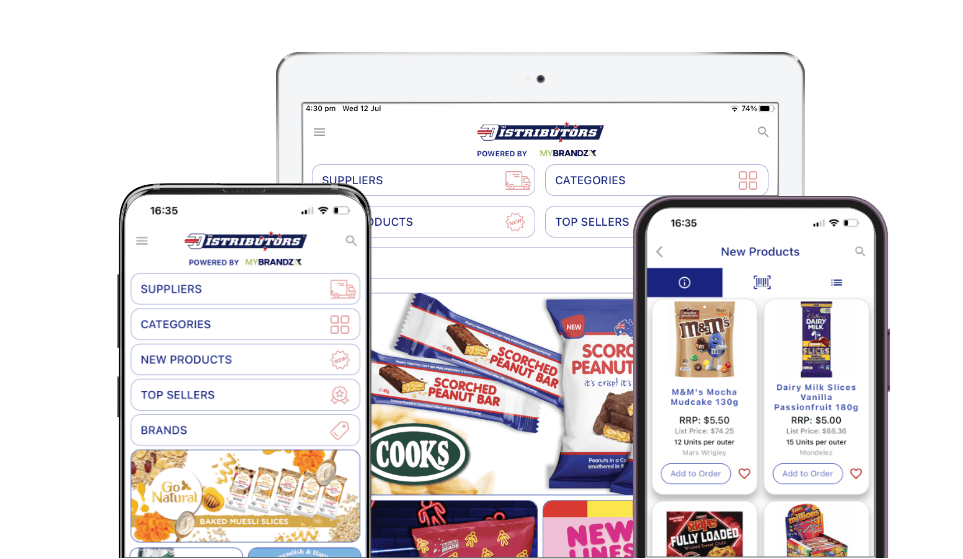MybrandzX App Cross Platform Wholesale Ordering App